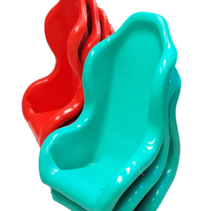 Banco concha em fibra de vidro modelo Cadeirinha